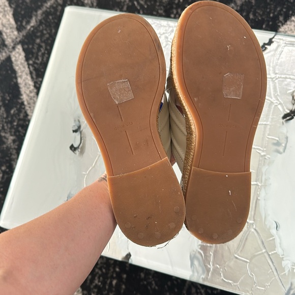 Dolce Vita platform Espadrille sandal in cream size 9.5 - Picture 4 of 4